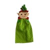 Sleigh Bell Bistro Green Elf Cotton Apron 24”x34” D ring