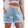 DEICAEVO Jean Shorts Womens High Waisted Denim Shorts with Pockets