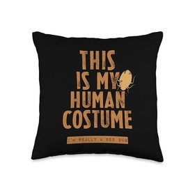 This Is My Bed Bug Costume Insect Pest Control Bug Killer Throw Pillow