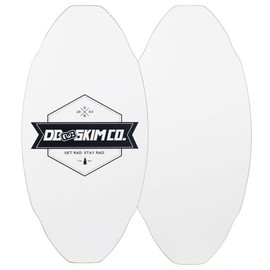 DB Skimboards Proto Plank Skimboard White Medium, Maple/Poplar Construction, 3D Rocker Pattern, Durable HPL Top & Bottom, Epoxy Screenprinted Graphic, Made in the USA, Model:HDBS-PLA-PRO-M