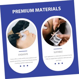 BIUDECO Stainless Steel Eyelash Tweezer with Comb Multi Functional Eyebrow Plucker for Grooming Precision Tip for Shaping Curling Beauty Tool for Makeup Kits Gradient Design