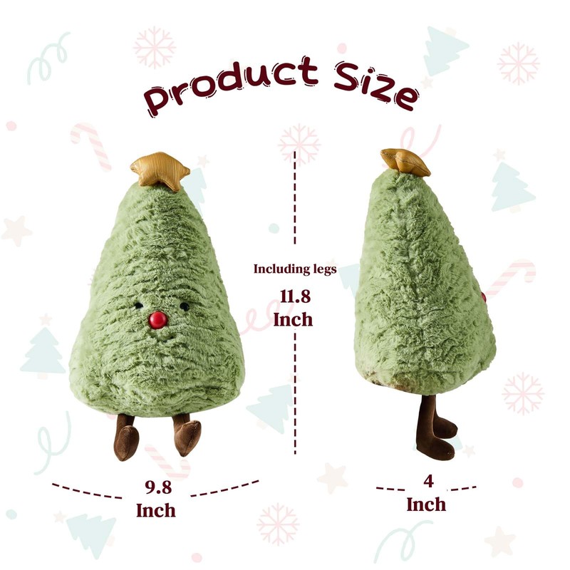 Uvvyui Christmas Tree Pillows Christmas Pillows Tree Shaped Throw Pillows