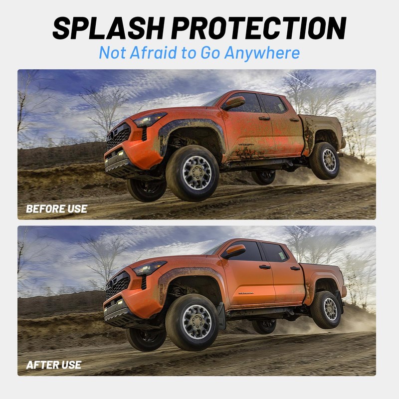 4PCS Mud Flaps Fit for 2024 2025 2026 Toyota Tacoma,
