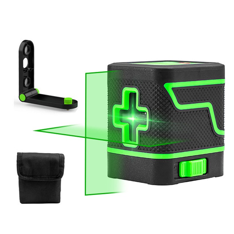 Self-Leveling Laser Level, 2 Lines Laser Level Green Cross Laser