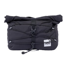 Red Original Lightweight Waterproof Cross Body Bag - All Weather, Walking, Boating, Cycling, Hiking, Camping, Beach (Obsidian Black, 7L)