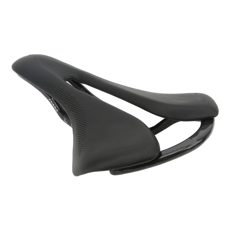 Carbon Fiber Bike Saddle Microfiber Leather Surface Hollow Seat Cushion