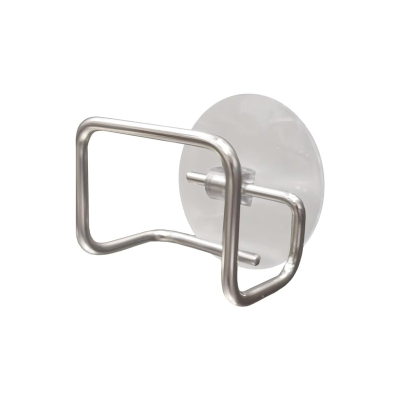 Large Wooden Workshop Stainless Steel Suction Cup Sponge Holder