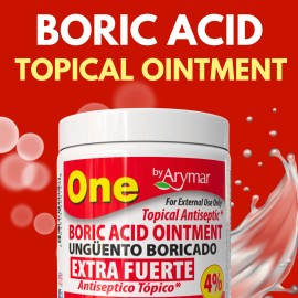 Arymar Boric Acid Ointment 4% – Skin Care Topical, 2 fl oz (3-Pack)