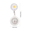 Healeved Nurse Watch Clip Retractable Pocket Watch Hanging Lapel for