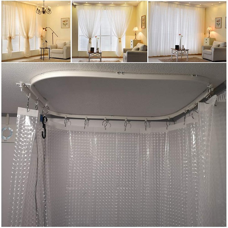 Flexible Bendable Ceiling Curtain Track, Curved Ceiling Track for Curtains,
