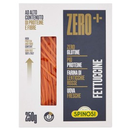 Spinosi Fettuccine Zero+ alla Lenticchie Rosse - 250 Gr