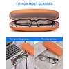 Eyeglass Case,RayLove Hard Shell Glasses Case Neutral Flip Glasses Case