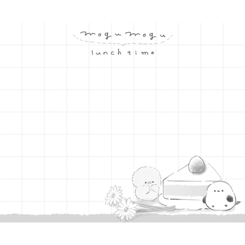 Coolier Memo 90149 Mochiri Fluffy Memo Lunch Time