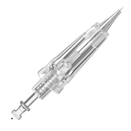 Whalrace PMU Needles, 10 PCS 1P/1R Safe and Disposable Microblading Needles, PMU Needles 1RL for Shading Eyebrows, Eyeliners, Tattoo, Lip Tinting