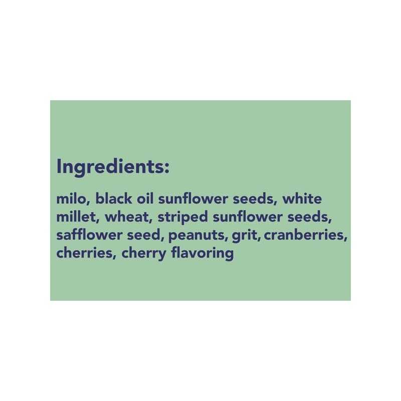 Wild Bird Seed Mix, Deluxe Blend with Fruit, 25 lbs.