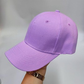 Hsthe Sea DIY Baseball Cap, Decorate Your Individual Baseball Cap with Gemstone Stickers as a Birthday Gift, Baseball Cap Craft Set - Purple