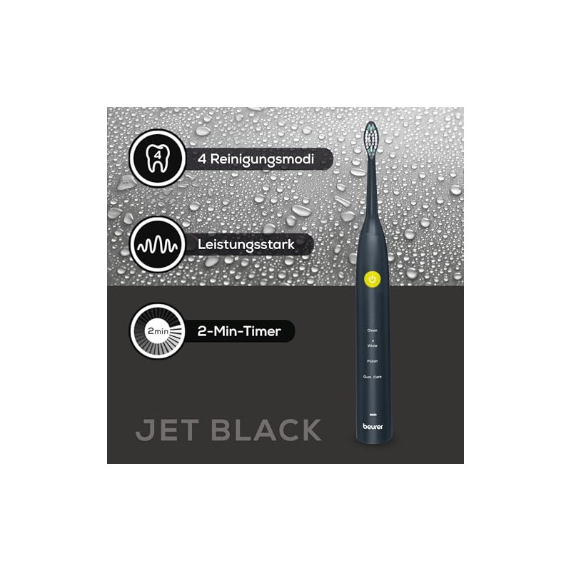 Beurer SC 30 Jet Black - Cepillo de dientes eléctrico