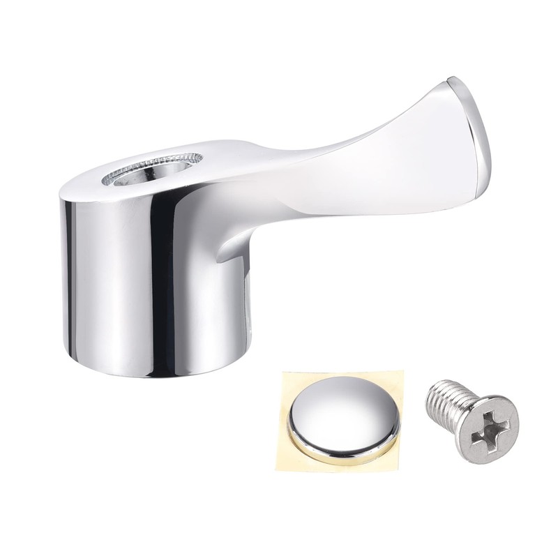 sourcing map Faucet Lever Handle, Alloy Single Lever Handle Replacement