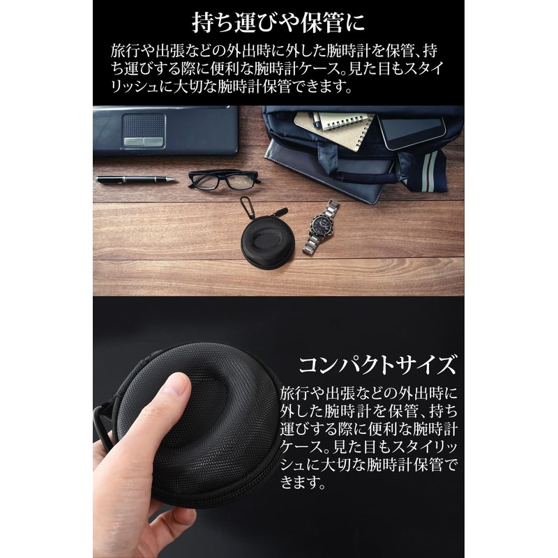 RAISE UP Watch Case, Portable Watch Case, Compact and Durable