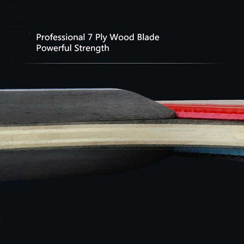 4 Star Table Tennis Racket Pimples-in Rubber Table Tennis Bat