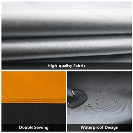 XicBoom SUV Car Cover Waterproof All Weather,Cover Full Exterior Cover Windproof Outdoor Full Car Cover UV/Snow/Hail/Dust Protection Fit SUV Jeep-Length 190" to 200"