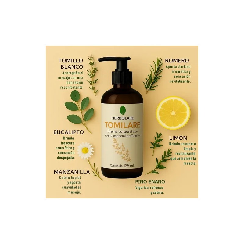 Tomilare Crema Corporal Con Tomillo 125 Ml