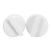 Sosoport 2pcs Replacement Temperature Knob Dial Switch with Non Slip