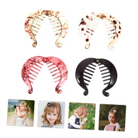 minkissy Ponytail Clip Hair Banana Clips Pcs Set Women's Hair Accessories Sleek Comfortable for Occasion