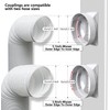95"Sliding Door AC Vent Kit with Φ 5.1"Extendable Hose Screen