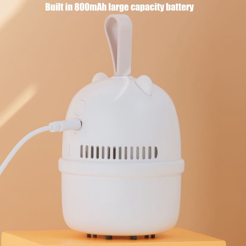 Mini Desktop Dust Collector USB Charging Mini Portable Bear Kids