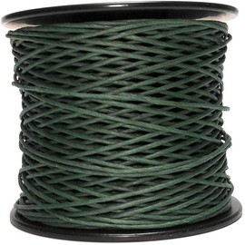 s.dekoda Paper Wire 100 m x 2 mm Green Dark Green Paper Cord Decorative Ribbon Decorative Wire Paper Decorative Wire