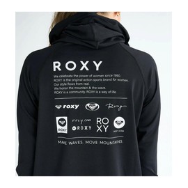 Roxy Historical Logo Hoody Women's Rash Guard, white, L