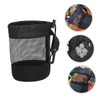 Abaodam Tennis Ball Mesh Pouch Durable Drawstring Storage Bag for