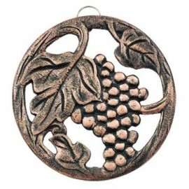 Old Dutch Embossed Grape Grapevine Trivet Hot Plate Kitchen Decor