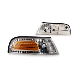 For 1998-2011 Ford Crown Victoria Pair Driver and Passenger Side Turn Signal/Side Marker Light DOT FO2520147 FO2521147 - Replaces XW7Z 15A201 BB XW7Z 15A201 AB ;BASE|LX|LX SPORT|POLICE|FLEET