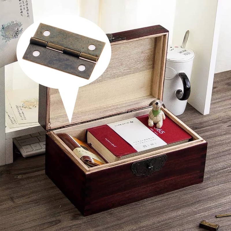 20pcs Hinge Antique Hinges Trillion Hinge Door Door Wooden Box