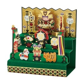 Sanrio 721018 Dango Festival Message Card Greeting Card Felt Samurai Doll Decoration JTG 11-5