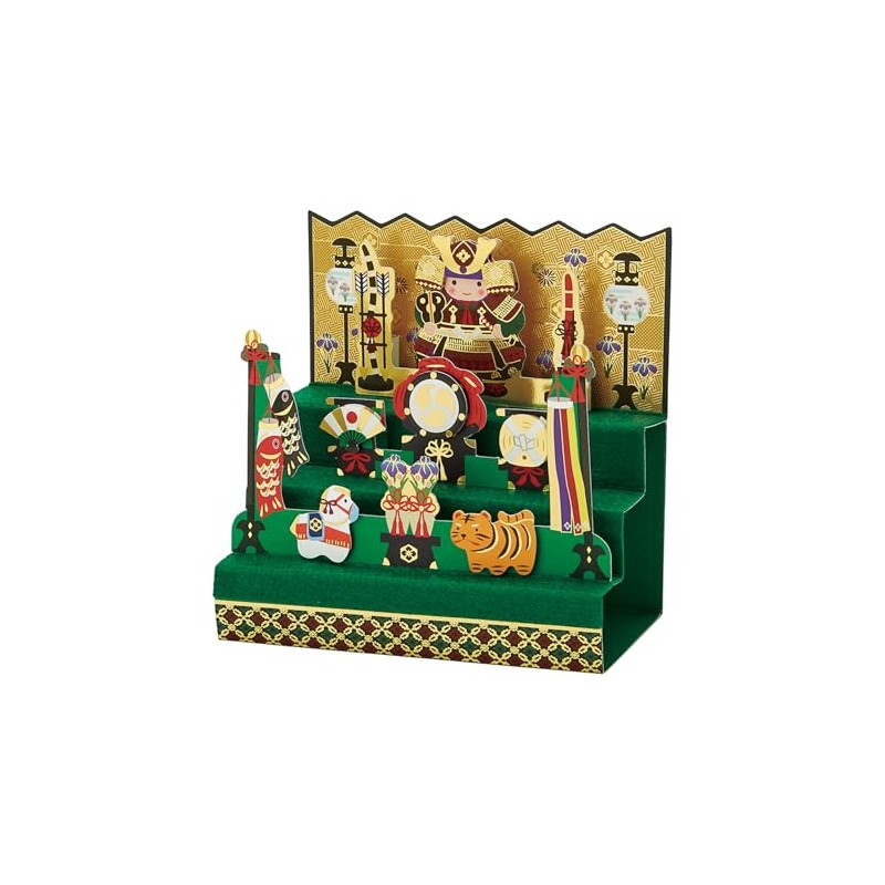 Sanrio 721018 Dango Festival Message Card Greeting Card Felt Samurai