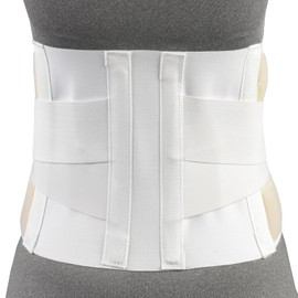 CHAMPION Industrial Belt Back Brace Abdominal Support Shoulder Straps, Black