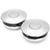 Universal Push Button Billet Hood Pins Lock Clip Kit Aluminum