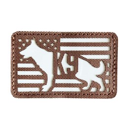 IR Infrared Reflective US Flag K9 Patch, Tactical Service Dog Patch for Dog Vests/Harnesses with Hook-Fastener Morale Backing