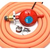 TheSunnyValley Hand-Tight Propane Gas Regulator With 2M Hose + 2
