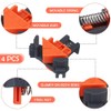 4 Pieces Woodworking Corner Clamps, Multifunctional 90 Degree Right Angle