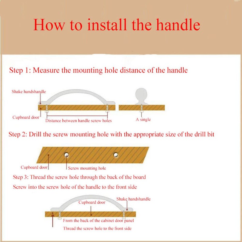 Jinyuanchao Drop Ring Handles Dresser Ring Pull Brass Oil-Rubbed Bronze