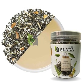 Alada Loose Leaves Green Tea - Flavoured (Ginger Lemon)