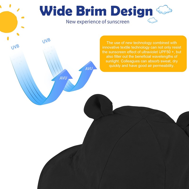 Durio Unisex Baby Toddler Sun Hat Cap Fishing Hat Beach