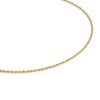 Barzel 18K Gold Plated Rope Chain Necklace - Made In