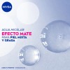 Agua Micelar Nivea Efecto Mate Complejo Aminoácido 400 Ml