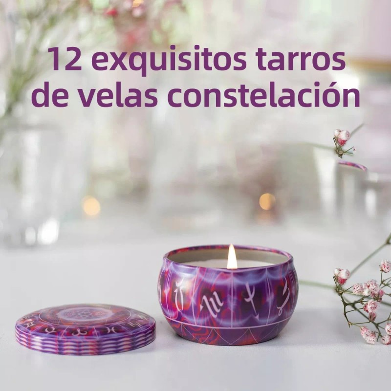 Burkey Latas Para Velas Aromáticas Tarros Para Aromaterapia 12 Pzs