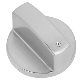 TOPINCN Perilla de Control de Rango Reemplazo de Aleación de Zinc Horno de Cocina Perilla de Control de Cocina Adaptador de Perilla de Estufa Universal Plata 8 Mm